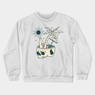 Skull Summer Crewneck Sweatshirt